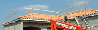 maison tuile en lotissement